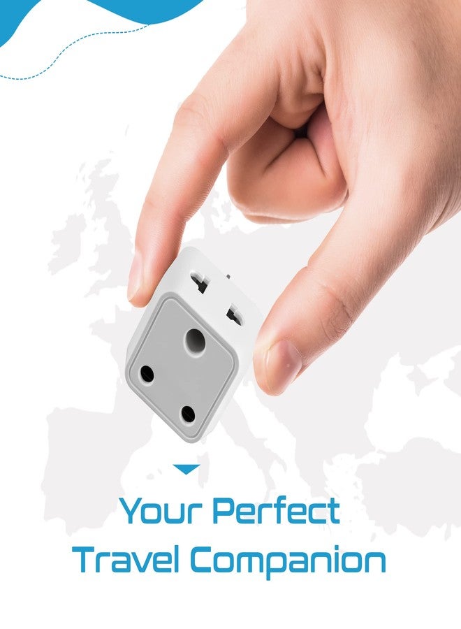 Ceptics India to Australia Plug Converter - 2 in 1 China, New Zealand Adapter - Type I - CE Certified - RoHS Compliant - White - 1 Pack - Lifetime Limited Warranty - Image 4